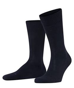 FALKE Herren Socken Sensitive London M SO Baumwolle mit Komfortbund 1 Paar, Blau (Dark Navy 6375) neu - umweltfreundlich, 47-50 von FALKE