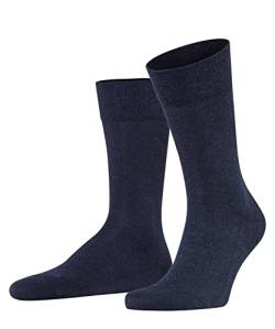 FALKE Herren Socken Sensitive London M SO Baumwolle mit Komfortbund 1 Paar, Blau (Navy Melange 6127) neu - umweltfreundlich, 39-42 von FALKE