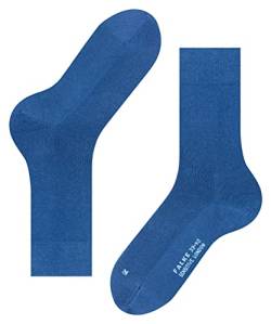 FALKE Herren Socken Sensitive London M SO Baumwolle mit Komfortbund 1 Paar, Blau (Royal Blue 6000) neu - umweltfreundlich, 43-46 von FALKE