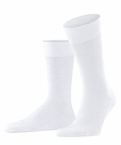 FALKE Herren Socken Sensitive London M SO Baumwolle mit Komfortbund 1 Paar, Weiß (White 2000) neu - umweltfreundlich, 39-42 von FALKE