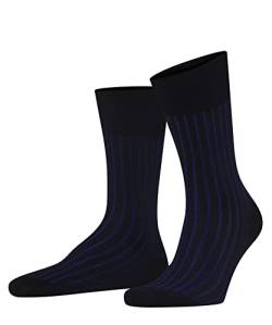 FALKE Herren Socken Shadow M SO Baumwolle gemustert 1 Paar, Blau (Lupine 6360), 43-44 von FALKE