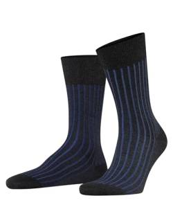 FALKE Herren Socken Shadow M SO Baumwolle gemustert 1 Paar, Grau (Anthracite Melange 3191), 45-46 von FALKE