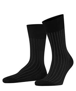 FALKE Herren Socken Shadow M SO Baumwolle gemustert 1 Paar, Grau (Grey-White 3030), 41-42 von FALKE