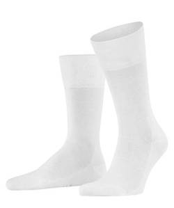 FALKE Herren Socken Tiago M SO Baumwolle einfarbig 1 Paar, Weiß (White 2000), 39-40 von FALKE