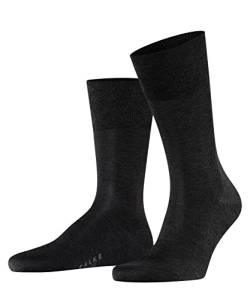 FALKE Herren Socken Tiago M SO Fil D'Ecosse Baumwolle einfarbig 1 Paar, Grau (Anthracite Melange 3190), 39-40 von FALKE