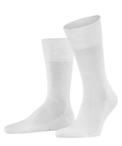 FALKE Herren Socken Tiago M SO Fil D'Ecosse Baumwolle einfarbig 1 Paar, Weiß (White 2000) neu - umweltfreundlich, 43-44 von FALKE