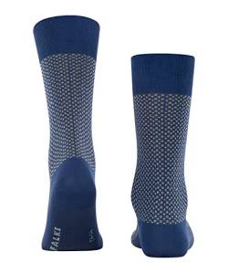 FALKE Herren Socken Uptown Tie M SO Baumwolle gemustert 1 Paar, Blau (Royal Blue 6000), 39-40 von FALKE