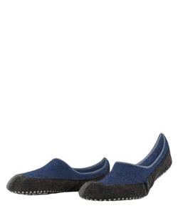 FALKE Herren Stoppersocken Cosyshoe Invisible M HP Schurwolle rutschhemmende Noppen 1 Paar, Blau (Darkblue 6681), 45-46 von FALKE