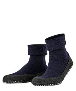 FALKE Herren Stoppersocken Cosyshoe M HP Wolle rutschhemmende Noppen 1 Paar, Blau (Dark Blue 6680), 39-40 von FALKE