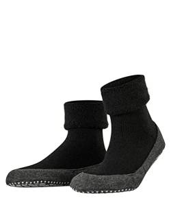 FALKE Herren Stoppersocken Cosyshoe M HP Wolle rutschhemmende Noppen 1 Paar, Schwarz (Black 3000), 43-44 von FALKE