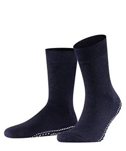 FALKE Herren Stoppersocken Homepads M HP Wolle Baumwolle rutschhemmende Noppen 1 Paar, Blau (Marine 6120), 39-42 von FALKE