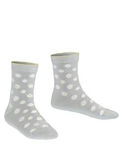 FALKE Mädchen Daisyflower Kurzsocken, grau (Metal Grey 3463), 19-22 von FALKE