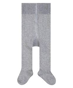 FALKE Unisex Baby Family B TI Strumpfhose, Blickdicht, Grau (Light Grey), 62-68 von FALKE