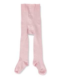 FALKE Unisex Baby Strumpfhose Family B TI Baumwolle einfarbig 1 Stück, Rosa (Thulit 8663), 50-56 von FALKE