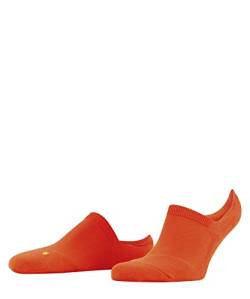 FALKE Unisex Füßlinge Cool Kick Invisible U IN Weich atmungsaktiv schnelltrocknend unsichtbar einfarbig 1 Paar, Rot (Orange 8655), 35-36 von FALKE
