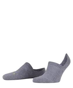 FALKE Unisex Füßlinge Cool Kick Invisible U IN weich atmungsaktiv schnelltrocknend unsichtbar einfarbig 1 Paar, Grau (Light Grey 3400), 42-43 von FALKE