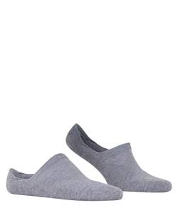 FALKE Unisex Füßlinge Cool Kick Invisible U IN weich atmungsaktiv schnelltrocknend unsichtbar einfarbig 1 Paar, Grau (Light Grey 3400), 44-45 von FALKE