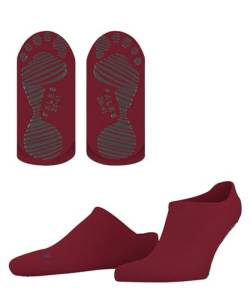 FALKE Unisex Hausschuh-Socken Cool Kick U HP Weich atmungsaktiv schnelltrocknend rutschhemmende Noppen 1 Paar, Rosa (Red Pepper 8074), 37-38 von FALKE