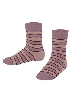 FALKE Unisex Kinder Hausschuh-Socken Simple Stripes K HP Baumwolle rutschhemmende Noppen 1 Paar, Rot (Brick 8770) neu - umweltfreundlich, 23-26 von FALKE