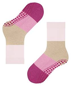 FALKE Unisex Kinder Hausschuh-Socken Summer K HP Baumwolle rutschhemmende Noppen 1 Paar, Rosa (Powder Rose 8900), 19-22 von FALKE