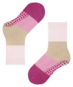 FALKE Unisex Kinder Hausschuh-Socken Summer K HP Baumwolle rutschhemmende Noppen 1 Paar, Rosa (Powder Rose 8900), 23-26 von FALKE