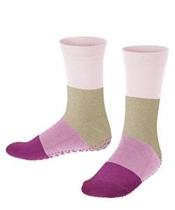FALKE Unisex Kinder Hausschuh-Socken Summer K HP Baumwolle rutschhemmende Noppen 1 Paar, Rosa (Powder Rose 8902), 35-38 von FALKE