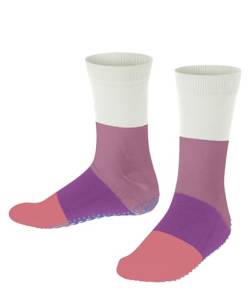 FALKE Unisex Kinder Hausschuh-Socken Summer K HP Baumwolle rutschhemmende Noppen 1 Paar, Weiß (Off-White 2041), 27-30 von FALKE