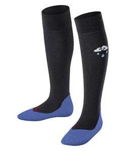 FALKE Unisex Kinder Kniestrümpfe Active Rainboot K KH Lyocell Wolle dick atmungsaktiv 1 Paar, Blau (Indigo Melange 6227), 19-22 von FALKE