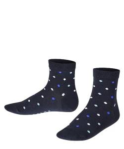 FALKE Unisex Kinder Kurzsocken Multidot K SSO Baumwolle gemustert 1 Paar, Blau (Marine 6120), 27-30 von FALKE