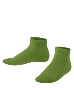 FALKE Unisex Kinder Sneakersocken Family K SN nachhaltige biologische Baumwolle kurz einfarbig 1 Paar, Grün (Green Lawn 7315) neu - umweltfreundlich, 31-34 von FALKE