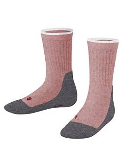 FALKE Unisex Kinder Socken Active Everyday K SO Baumwolle dünn atmungsaktiv 1 Paar, Rosa (Heather Pink Melange 8386), 23-26 von FALKE