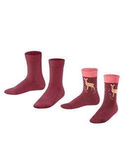 FALKE Unisex Kinder Socken Country Deer 2-Pack, Nachhaltige Baumwolle, 2 Paar, Mehrfarbig (Sortiment 10), 19-22 von FALKE