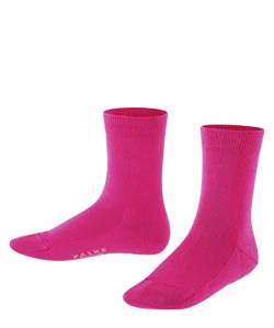 FALKE Unisex Kinder Socken Family K SO nachhaltige biologische Baumwolle einfarbig 1 Paar, Rosa (Gloss 8550) neu - umweltfreundlich, 27-30 von FALKE