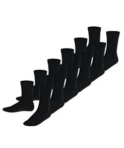 FALKE Unisex Kinder Socken Happy 6-Pack K SO Baumwolle einfarbig 6 Paar, Mehrfarbig (Sortiment 0010), 39-42 von FALKE