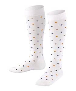 FALKE Unisex Kinder Socken Multidot, Baumwolle, 1 Paar, Weiß (Off-White 2040), 19-22 von FALKE