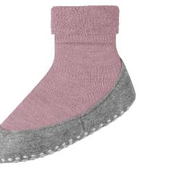 FALKE Unisex Kinder Stoppersocken Cosyshoe Minis K HP Wolle rutschhemmende Noppen 1 Paar, Rot (Brick 8770), 27-28 von FALKE