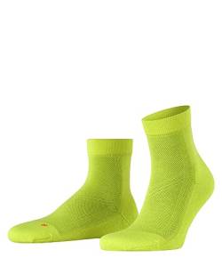 FALKE Unisex Kurzsocken Cool Kick Atmungsaktiv Schnelltrocknend einfarbig 1 Paar, Gelb (Lime Flash 1691), 39-41 von FALKE