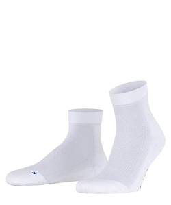 FALKE Unisex Kurzsocken Cool Kick Atmungsaktiv Schnelltrocknend einfarbig 1 Paar, Weiß (White 2001), 42-43 von FALKE