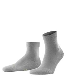 FALKE Unisex Kurzsocken Cool Kick U SSO Weich atmungsaktiv schnelltrocknend einfarbig 1 Paar, Grau (Light Grey 3400), 44-45 von FALKE