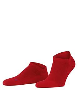 FALKE Unisex Sneakersocken Cool Kick Sneaker U SN weich atmungsaktiv schnelltrocknend kurz einfarbig 1 Paar, Rot (Fire 8150), 39-41 von FALKE