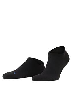 FALKE Unisex Sneakersocken Cool Kick Sneaker U SN weich atmungsaktiv schnelltrocknend kurz einfarbig 1 Paar, Schwarz (Black 3000), 37-38 von FALKE