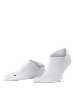 FALKE Unisex Sneakersocken Cool Kick Sneaker U SN weich atmungsaktiv schnelltrocknend kurz einfarbig 1 Paar, Weiß (White 2000), 37-38 von FALKE