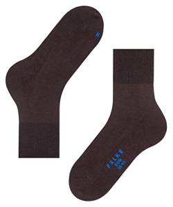 FALKE Unisex Socken Run U SO Baumwolle einfarbig 1 Paar, Braun (Dark Brown 5450), 46-48 von FALKE
