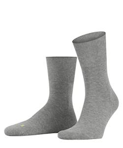 FALKE Unisex Socken Run U SO Baumwolle einfarbig 1 Paar, Grau (Light Grey 3400), 39-41 von FALKE