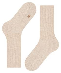 FALKE Unisex Socken Walkie Ergo U SO Wolle einfarbig 1 Paar, Beige (Sand Melange 4490), 37-38 von FALKE