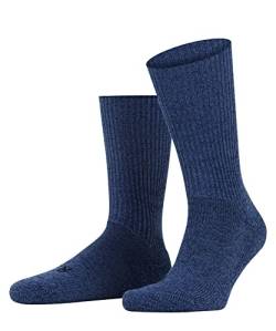 FALKE Unisex Socken Walkie Ergo U SO Wolle einfarbig 1 Paar, Blau (Light Denim 6660), 42-43 von FALKE