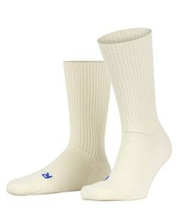 FALKE Unisex Socken Walkie Ergo U SO Wolle einfarbig 1 Paar, Weiß (Woolwhite 2060), 39-41 von FALKE