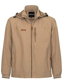 FALKENSTEJN Summer Windbreaker Anorak Windjacke leichte Jacke (S, Khaki) von FALKENSTEJN