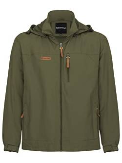 FALKENSTEJN Summer Windbreaker Anorak Windjacke leichte Jacke (S, Olive) von FALKENSTEJN