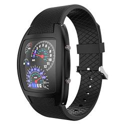 FAMKIT Herren Sport Digitaluhren, Outdoor Armbanduhr Multifunktionsuhren Analoge Quarz LED Armbanduhr kann Jahr, Monat und Tag anzeigen von FAMKIT